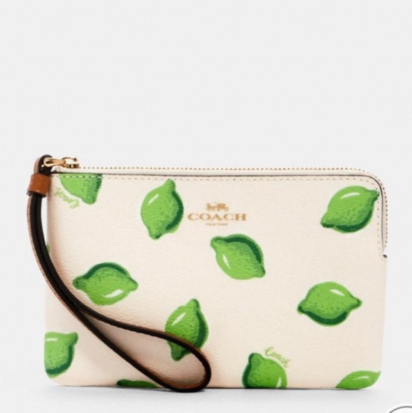 Coach Handbags - Coach Lime Wristlet
